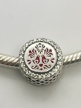 Pandora jewelry Hungarian folk motif silver charm